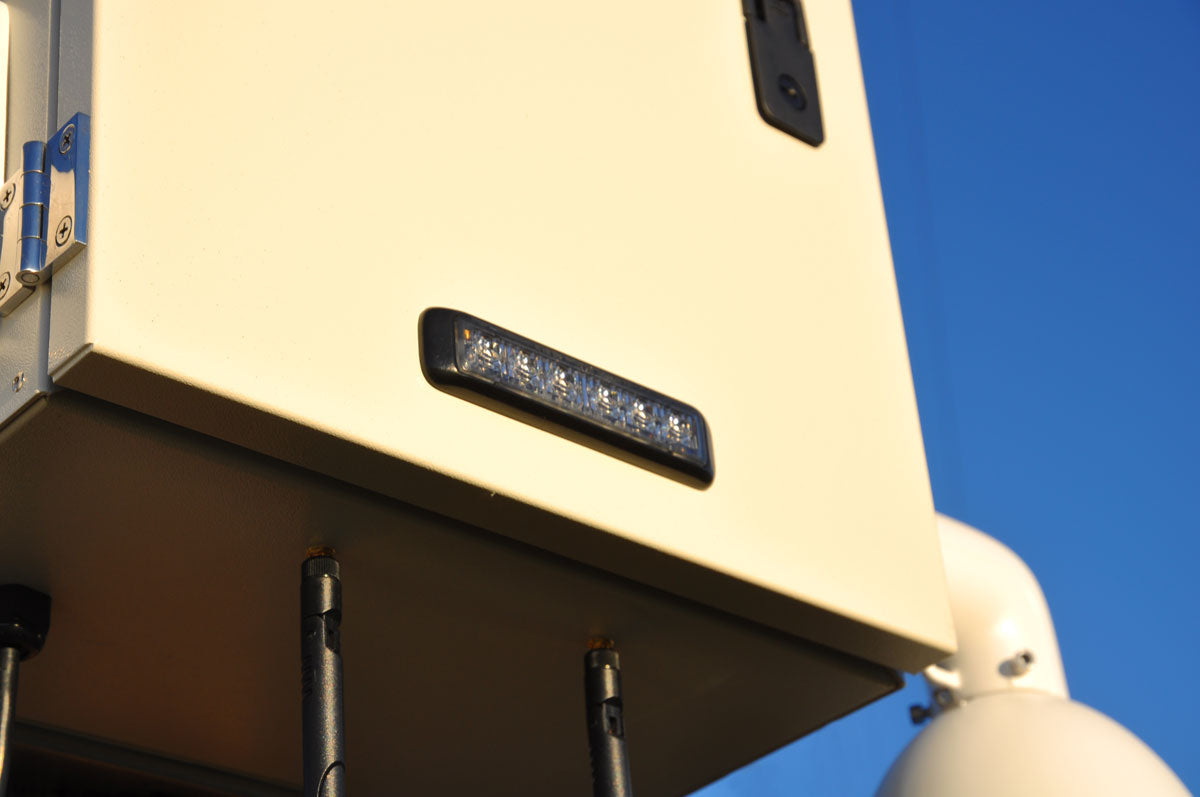 MAXSUR Smart City Surveillance Camera with Police Warning Light