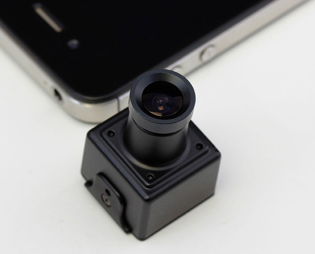 MAXSUR Covert Micro Cube Camera with removable M12 lens and Sony Chipset