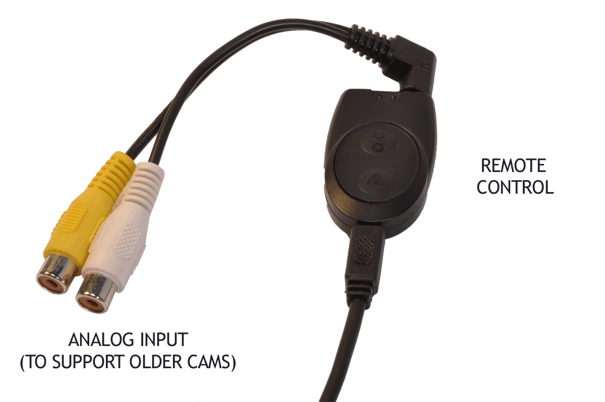 Micro DVR with Analog Inputs for Video and Audio