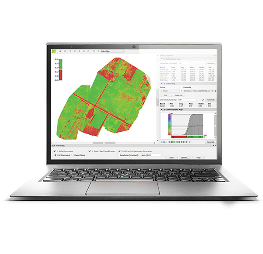 PiX4D Investigations using NDVI idex and vegetation analysis for environmental crimes