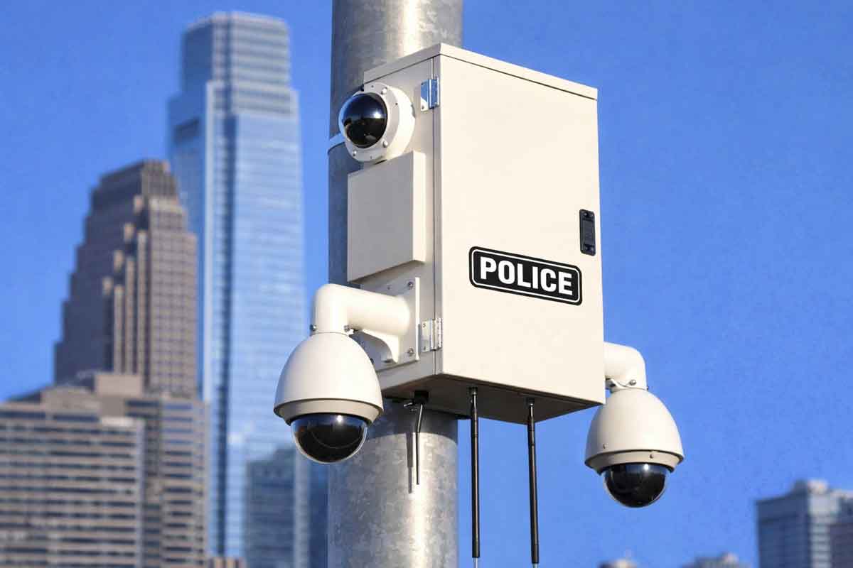 Law Enforcement Pole Camera for City Wide Surveillance