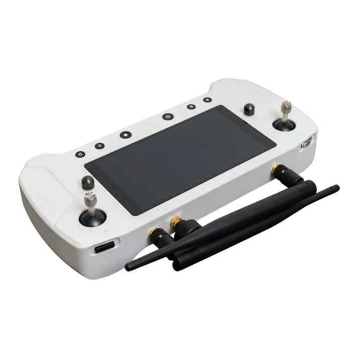 here link drone ground station with folded antennas