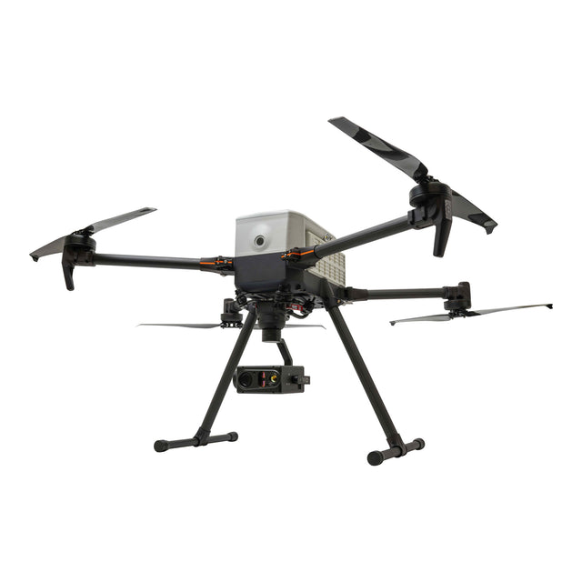 Police drone with thermal camera plus zoom camera