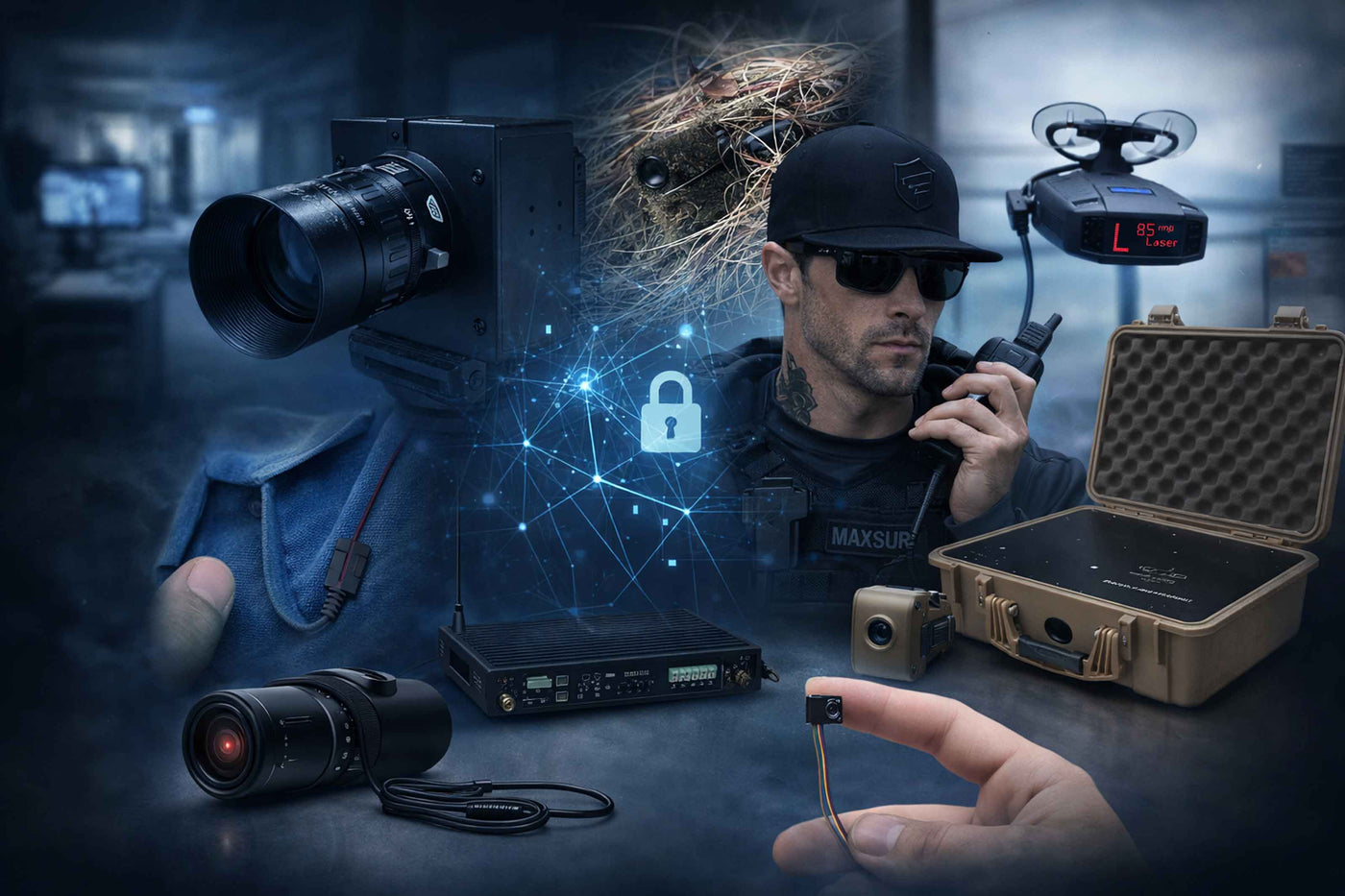 collection of technologies for undercover surveillance operations
