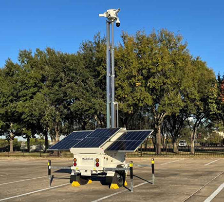 Surveillance trailer with storage for gear