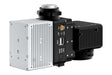 A compact industrial drone LiDAR mapping payload with a white ribbed metal housing, a black control box, and a silver top cap, shown on a plain white background.