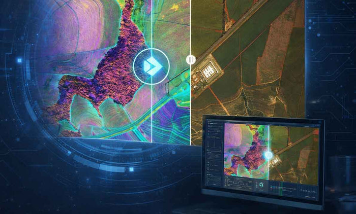 satellite image composition of visible and hyperspectral 