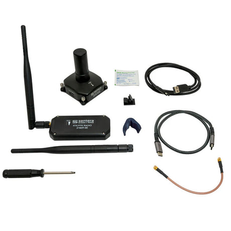 Sentera RTK and PPK integration kit all parts laid out 