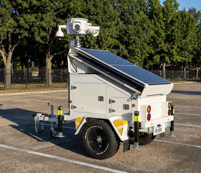 tamper proof type surveillance trailer
