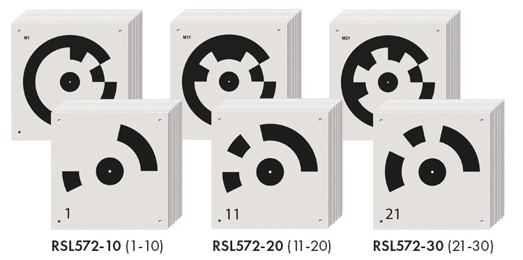 Rothbucher RSL572 numbered drone ground control targets