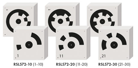 Rothbucher RSL572 numbered drone ground control targets