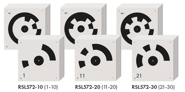 Rothbucher RSL572 numbered drone ground control targets