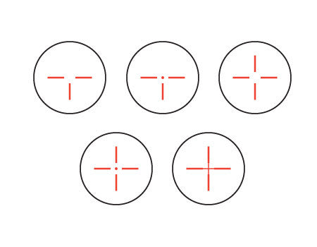thermal scope reticle choices