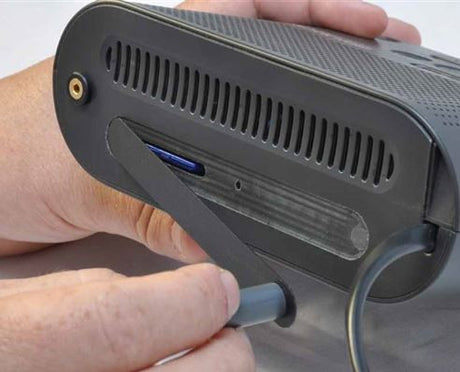 covert clock radio with concealed sd card slot