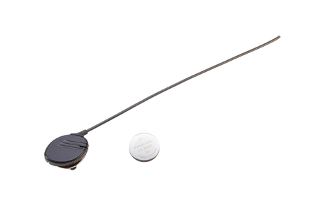 body wire with button cell battery 