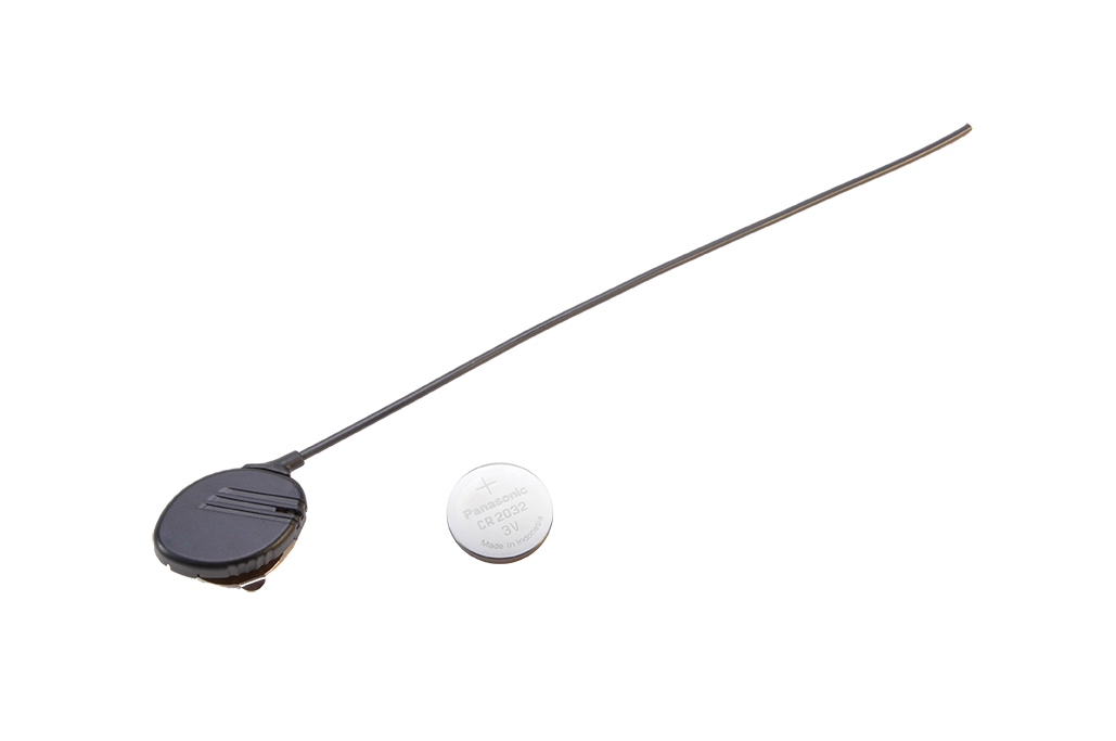 body wire with button cell battery 