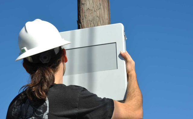 MAXSUR GBOX Covert Pole Camera Installation 