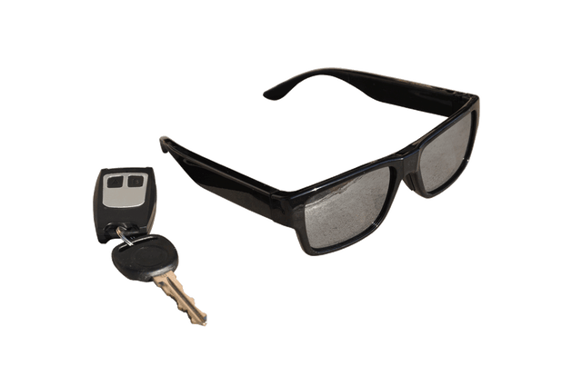 COVERT EYE GLASSES CAMERA WITH WIRELESS TRIGGER and Audio for undercover operations from MAXSUR