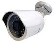 Mini bullet surveillance camera with infrared leds