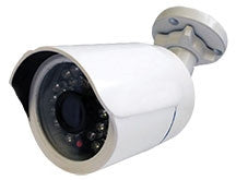 Mini bullet surveillance camera with infrared leds