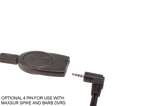 optional 4 pin connector for maxsur spike and barb dvrs