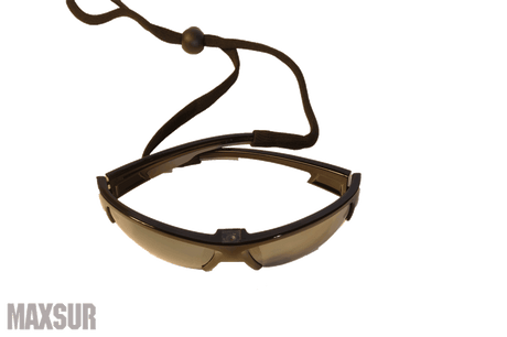 MAXSUR hidden camera sunglasses with top mount lens