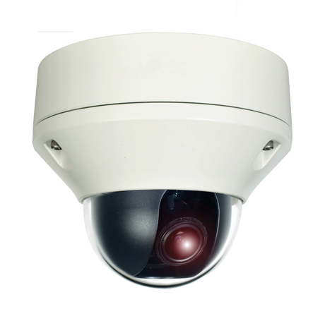 MAXSUR IP Dome Security Camera with Integrated Vari Focal Zoom Lens