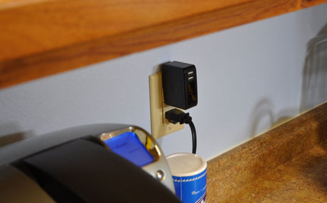 MAXSUR Covert Cell Phone Charger with Audio and WiFi 