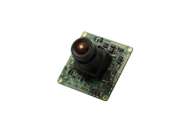 MAXSUR HD Board Camera with swappable micro lens for medium range applications