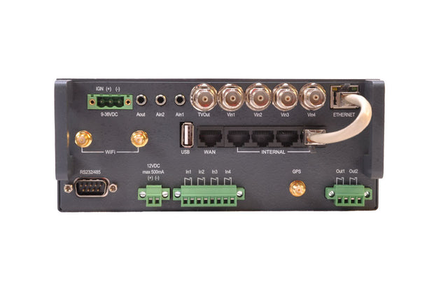 Mobile DVR with Modem and In Out Alarm Inputs 