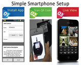 Smartphone app for monitoring surveillance feeds