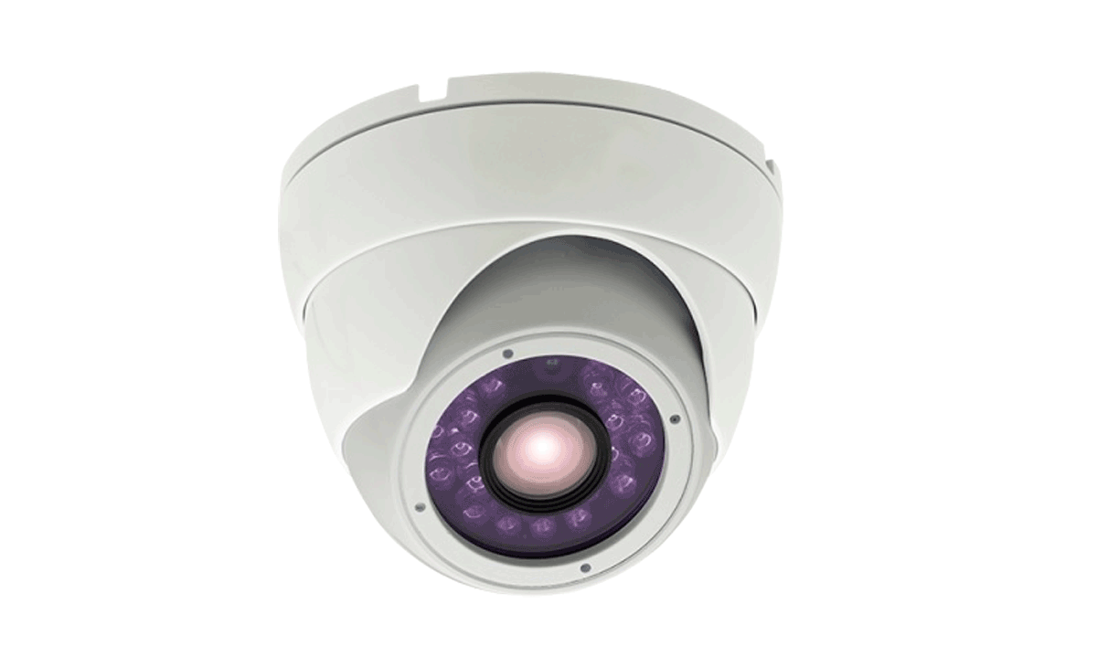 MAXSUR Dome Security Camera with Infrared and Adjustable Mount