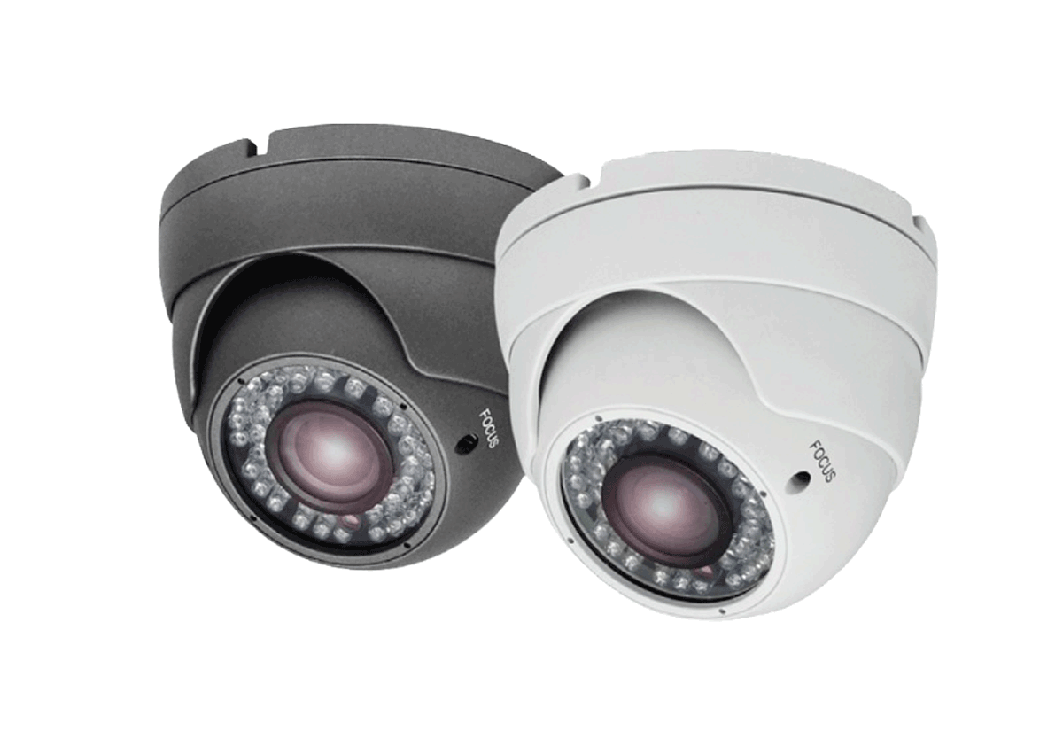 MAXSUR Dome Security Cameras with Zoom Lens and Infrared Light