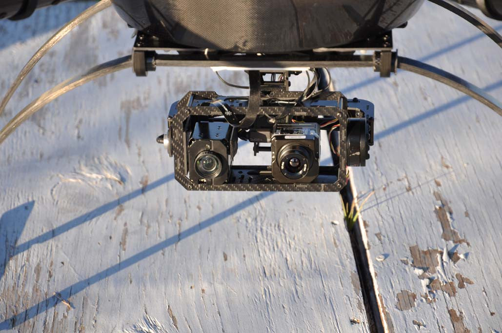 MAXSUR Police Drone with Dual Camera Zoom and IR Thermal Imager