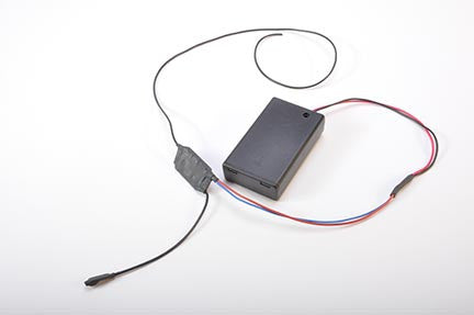 Super slim body wire with battery case