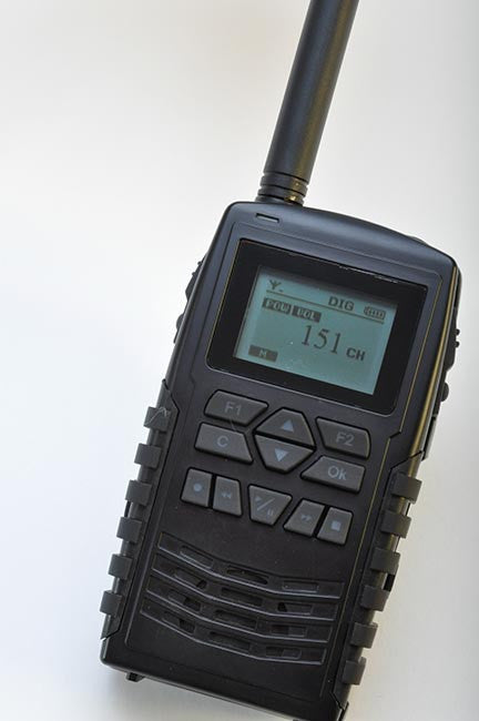 MAXSUR Phantom audio bug receiver with removable antenna for high gain