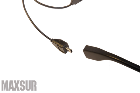 UNDERCOVER EYE GLASS CAMERA WITH AUDIO Quick Battery Replacement Feature from MAXSUR