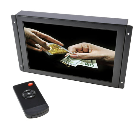 MAXSUR Panel Mount Video Monitor for Surveillance Vans and Covert Pole Cameras 