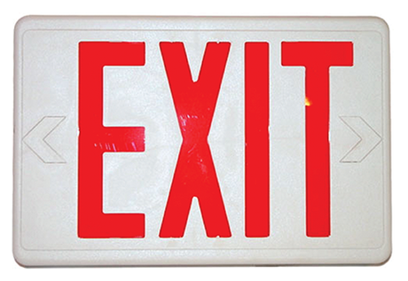 Covert exit sign camera with built in pinhole camera and microphone 